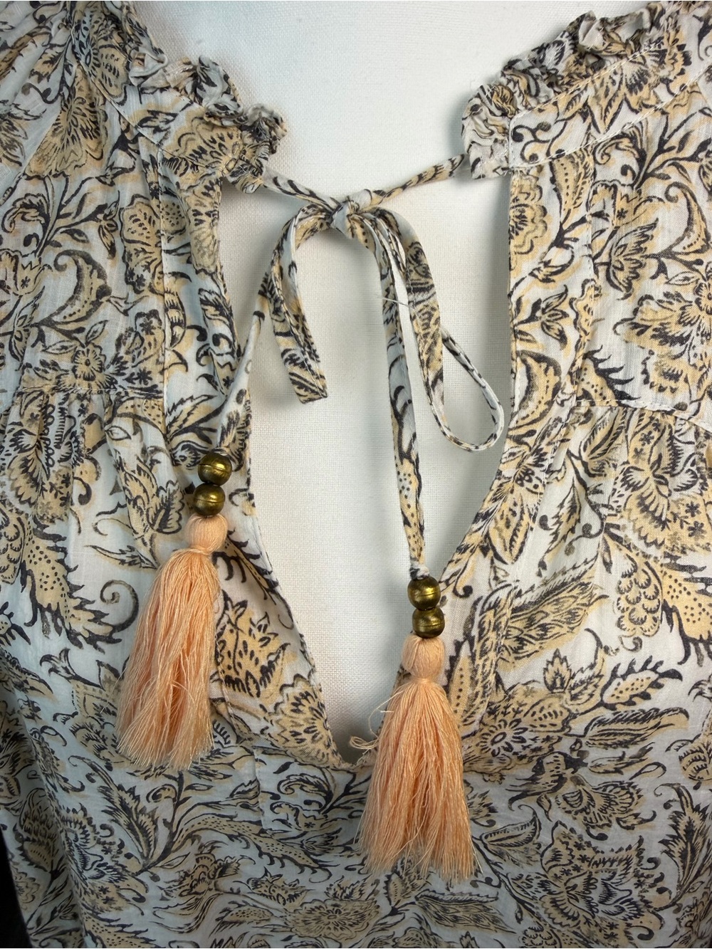 By Anthropologie Tie-Neck Peasant
Blouse - Picture 7 of 11